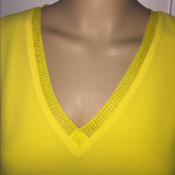 COPY - MICHAEL Michael Kors Rib V-Neck Georgette … - Picture 3 of 8